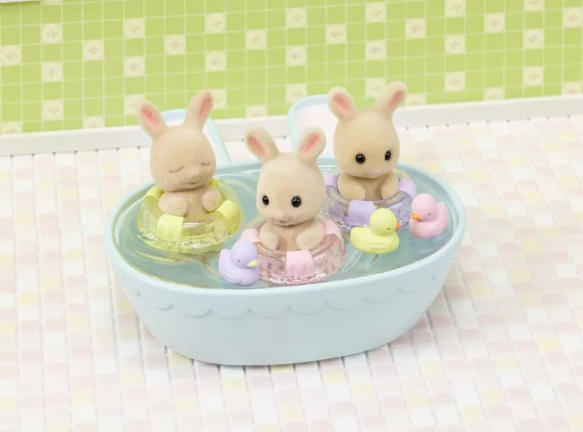 Sylvanian Families - Trillingbabyenes badepakke