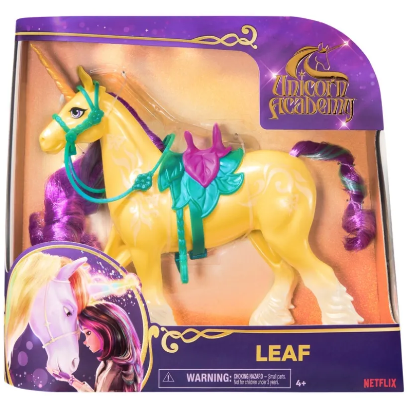 Unicorn Academy, Motedukke Unicorn 28 Cm, Leaf