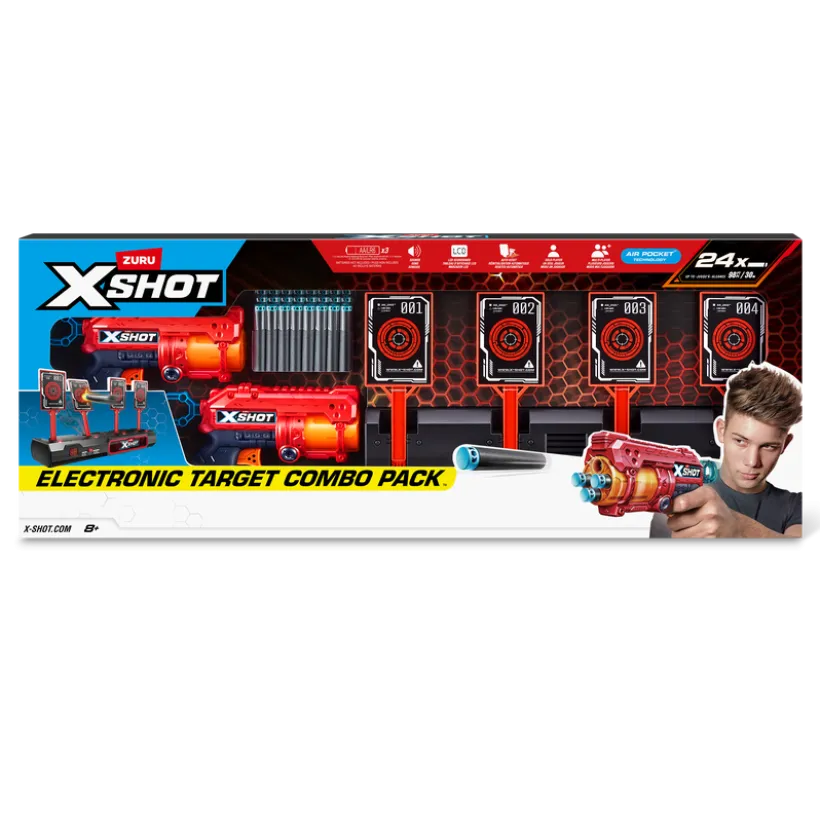 XSHOT Excel-S1 Interactive Target & Fury 4 (2pcs)