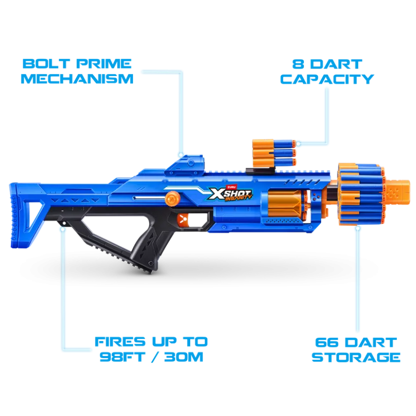 XSHOT Insanity Berzerko 6 skudd (48 piler)