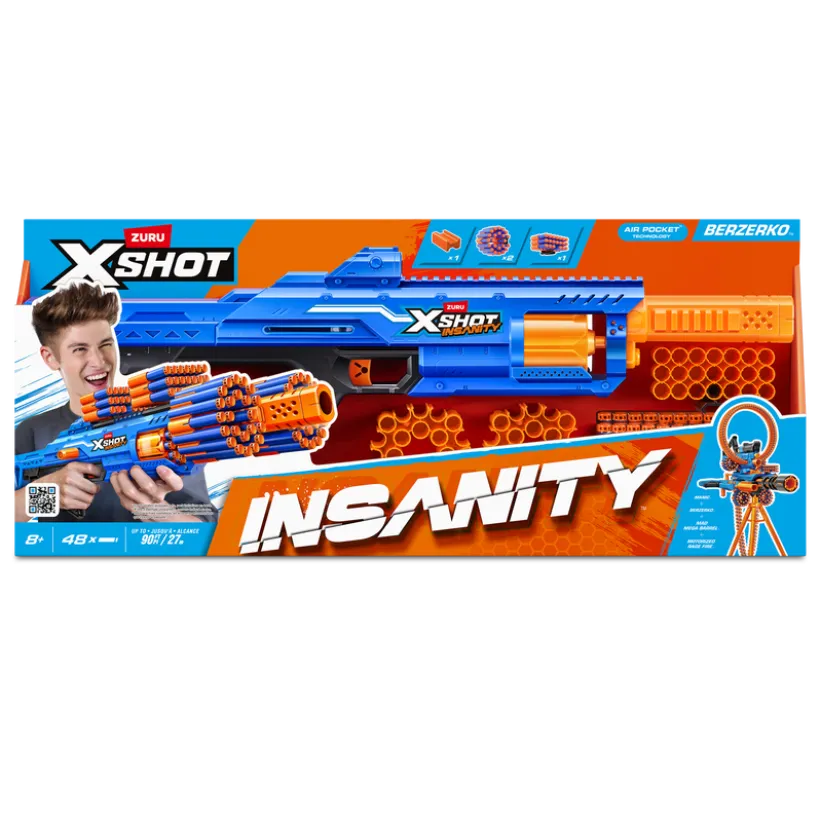XSHOT Insanity Berzerko 6 skudd (48 piler)