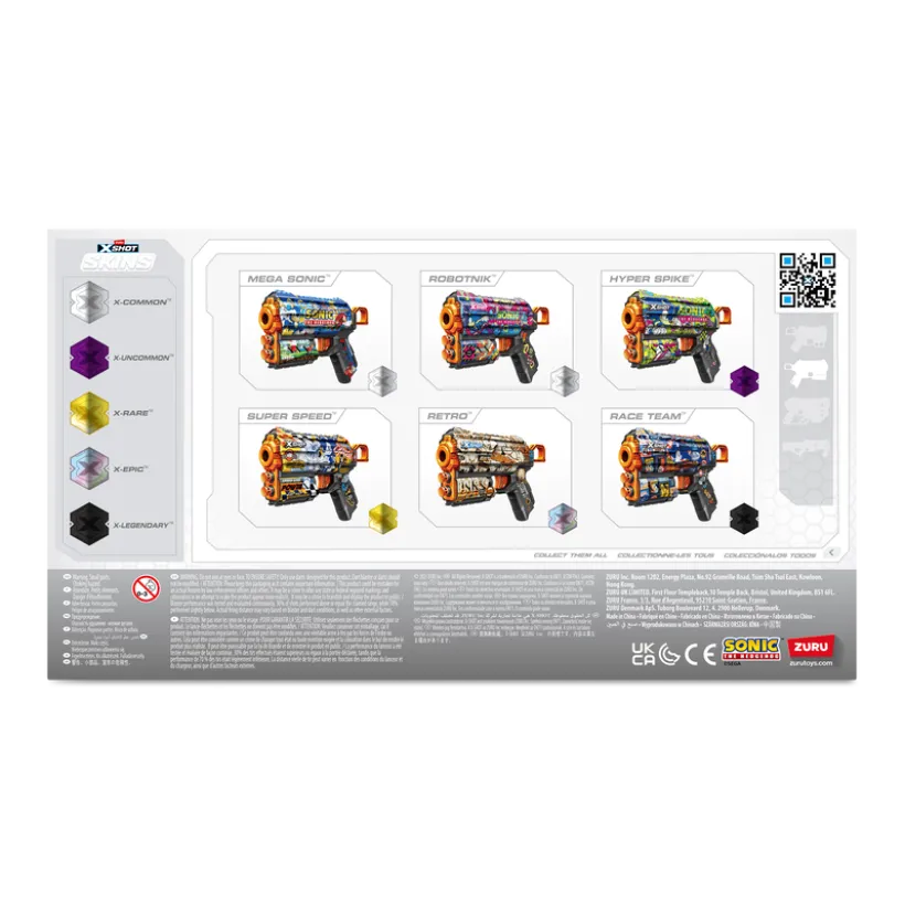 XSHOT SKINS-FLUX (8 piler) SONIC