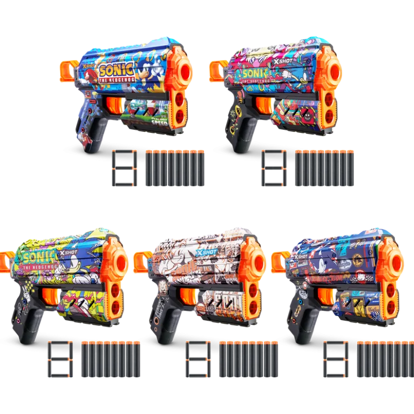 XSHOT SKINS-FLUX (8 piler) SONIC