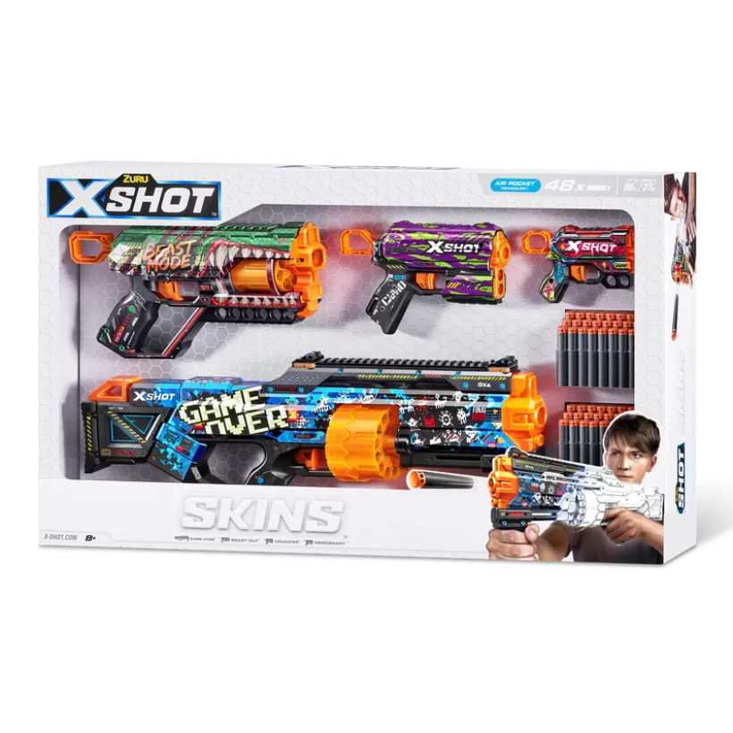 XSHOT Skins Mix Combo Last Stand, Griefer, Flux og Menace