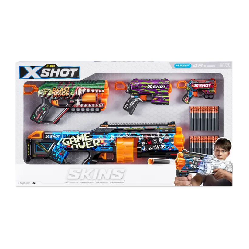 XSHOT Skins Mix Combo Last Stand, Griefer, Flux og Menace