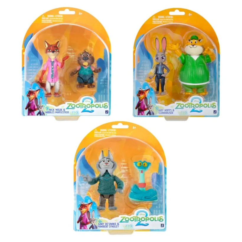 Zootropolis Figure 2 Pack 9,5 CM Asst.